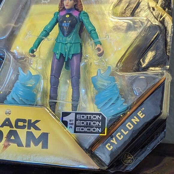 DC Comics - Black Adam - Cyclone - 4" Action Figure - Spin Master New Rare - Picture 4 of 5